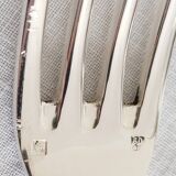 Silver cutlery, 1 fork and 1 spoon, Orfévrerie Saint Médard