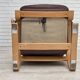 1970s, Scandinavian adjustable armchair, furniture leather, bentwood.