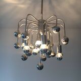 Lampe suspendue Spoutnik au design Space Age des années 60