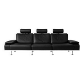 3-seater leather sofa