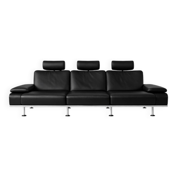 3-seater leather sofa