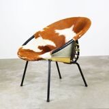 Leather balloon chair 1950