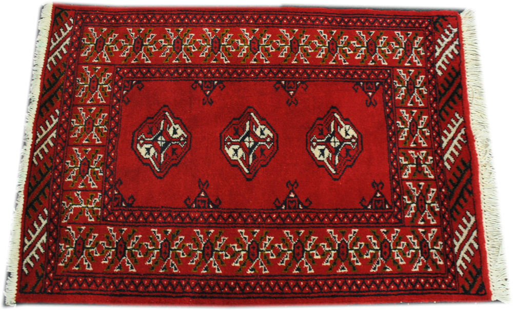 Torkaman authentic persian carpet 92cmx65cm