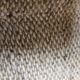 Fauteuil lounge scandinave en teck massif & ottoman 60/70