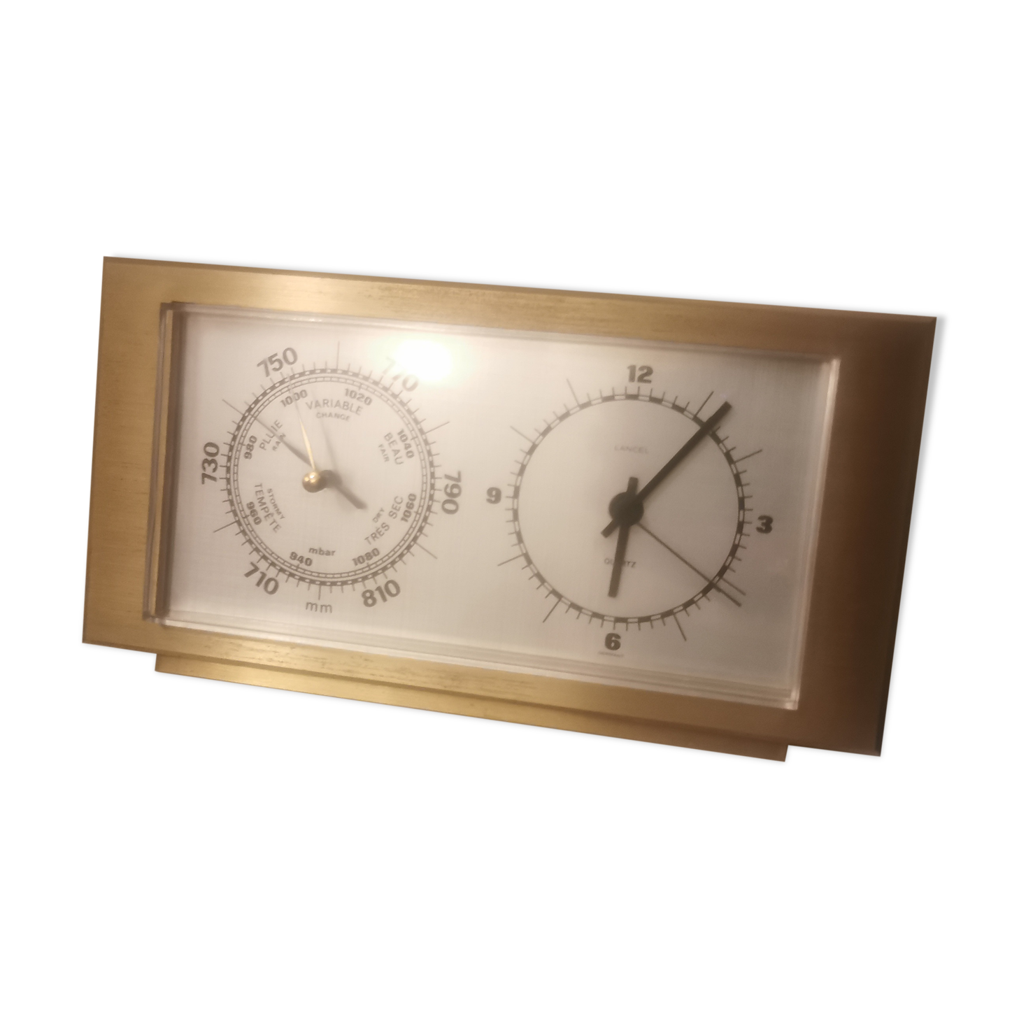 Vintage Lancel barometer pendulum