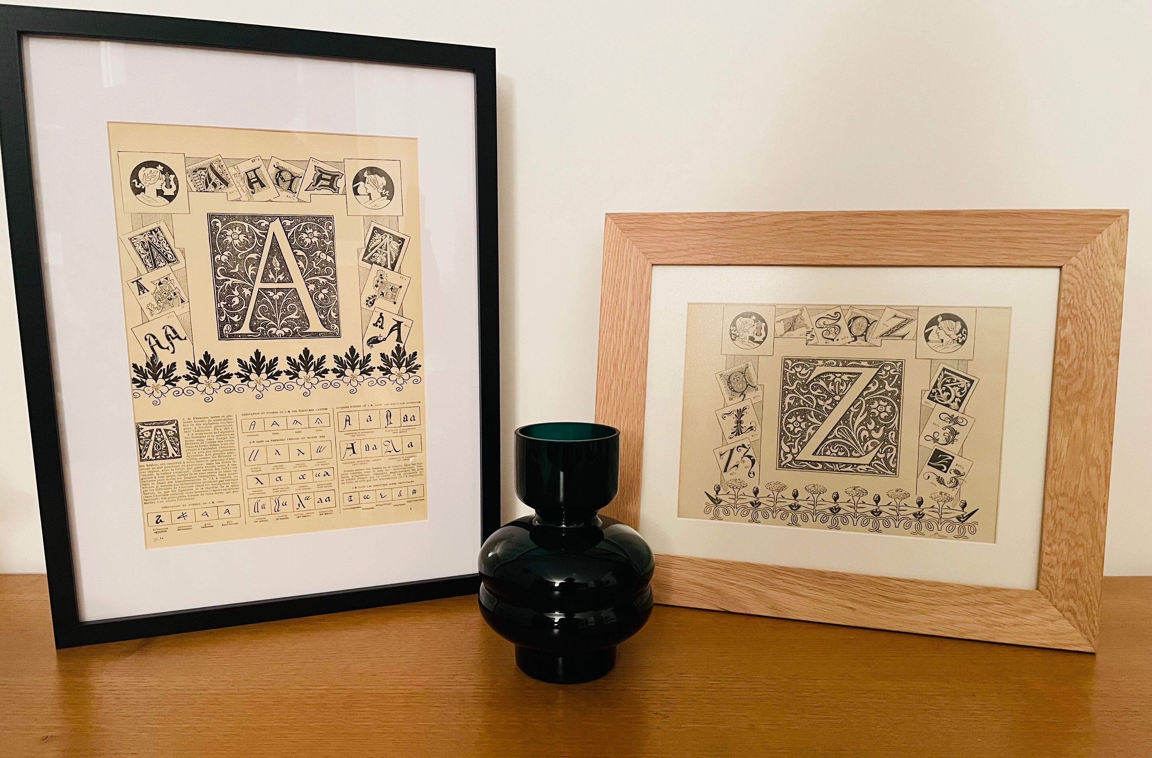 Lithograph letter A - 1930