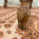 Antique Alsatian chair in carved wood