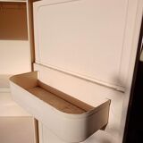 Two-door metal cabinet art deco