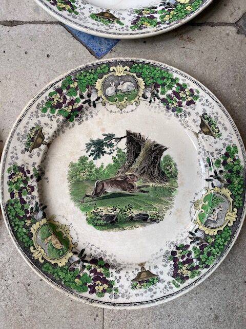 Assiettes Creil et Montereau
