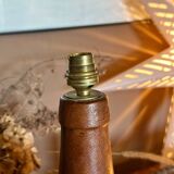 Give me a leather Jeanne. A unique vintage lamp, combining history and elegance.