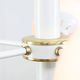 Vintage Italian Brass and Opaline Sputnik Chandelier, 1970s