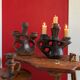 Set of ceramic candle holders - Bastian le Pemp - Quimper