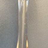 Flared cup in bubbled Murano crystal