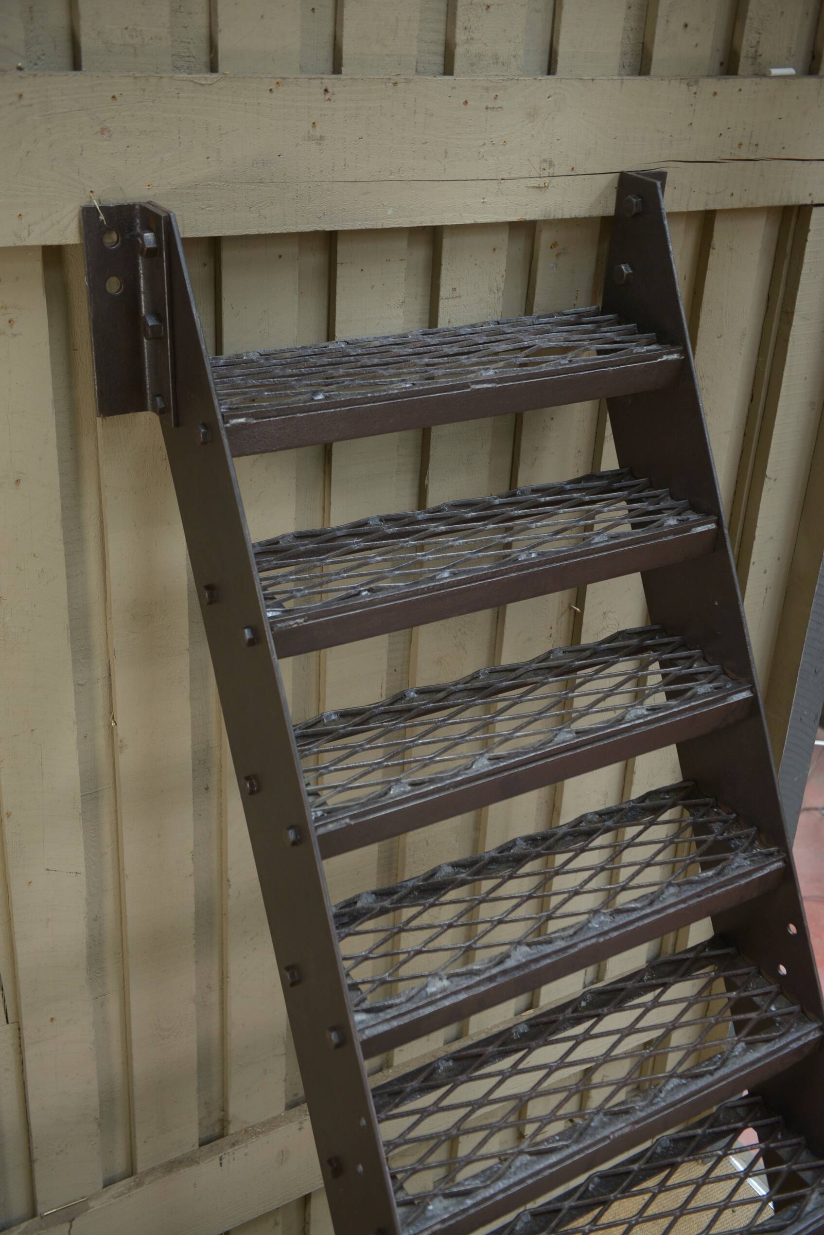 Escalier d'usine en acier 1940