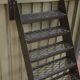 Escalier d'usine en acier 1940