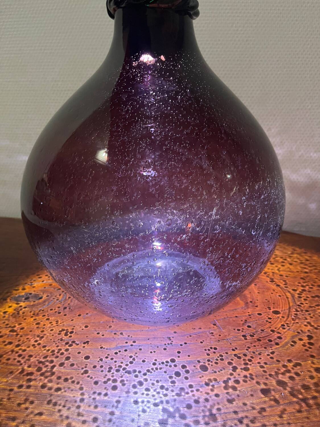 Demijohn carboy vase glassware BIOT France