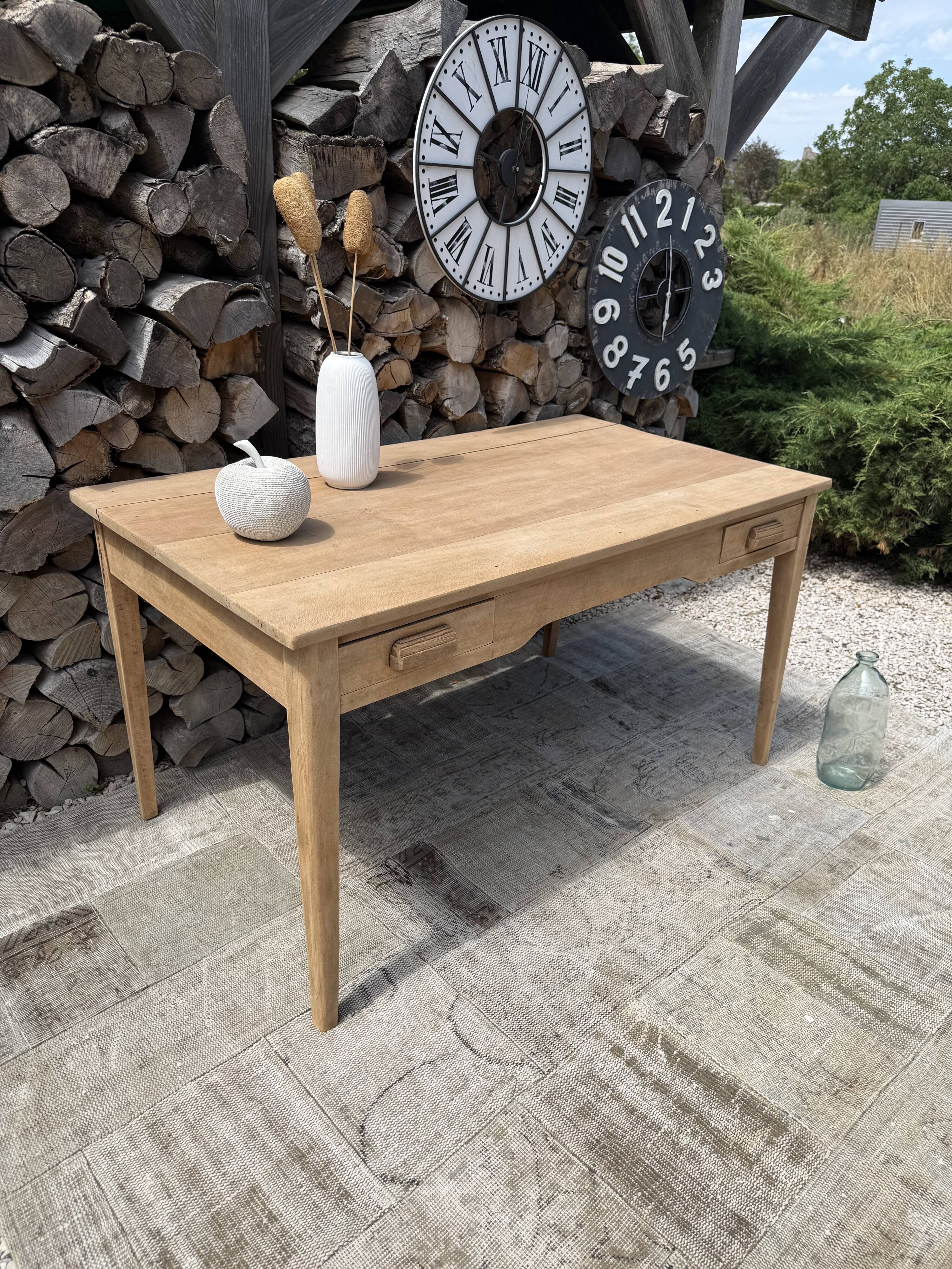 Antique solid desk
