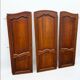 3 Louis XV style wardrobe doors in solid cherry wood