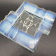 Art-deco opalescent glass ashtray A. Hunebelle