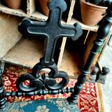 Prie dieu bois noir Napoleon lll