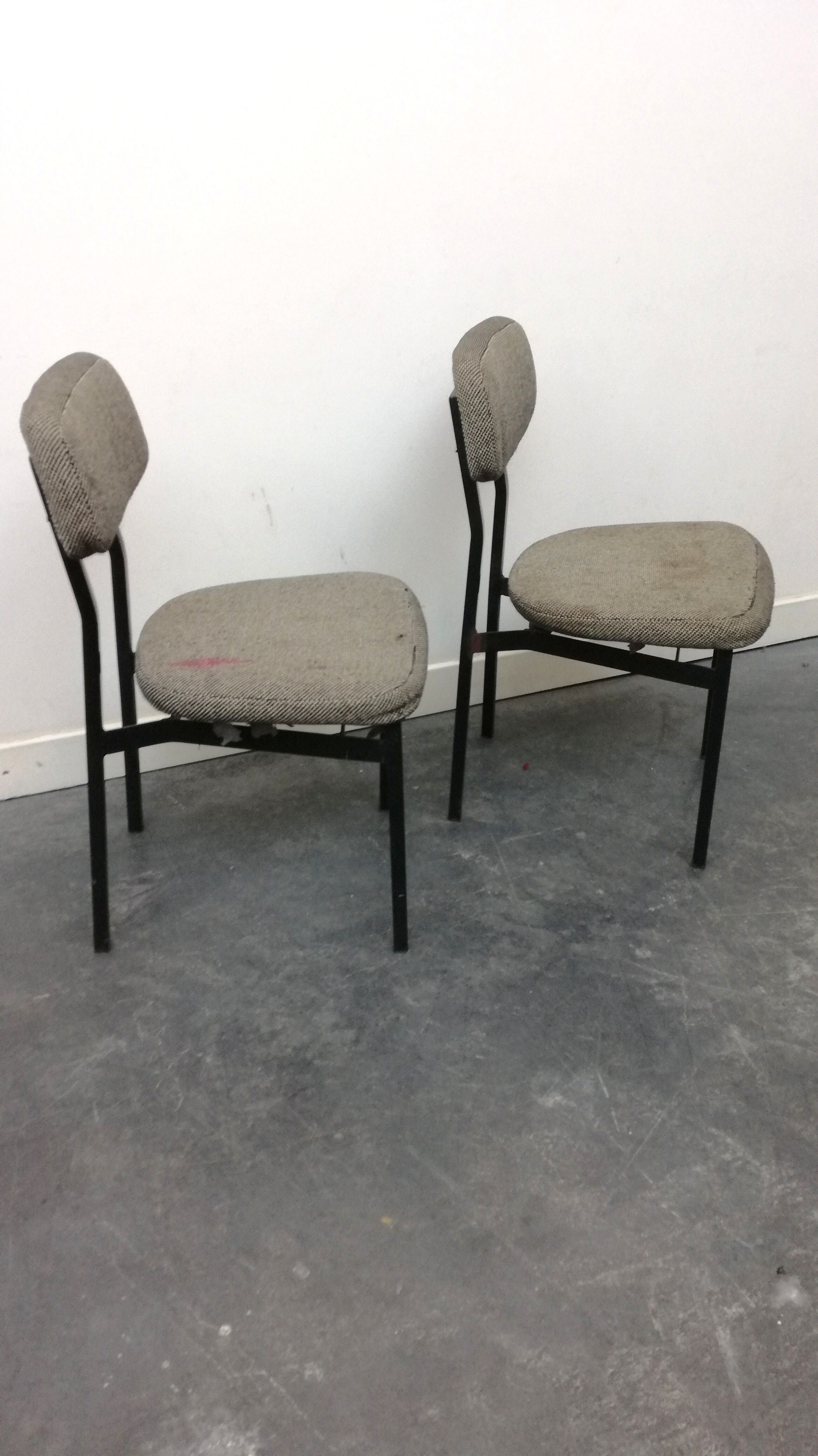 Pair chairs 1950