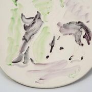Vallauris oval ceramic dish