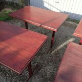 Bistro lot 9 tables and 16 chairs mahieu Jule bry