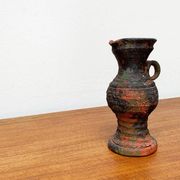 German brutalist carafe vase from the mid-century in the style of Gerhard Liebenthron, 1960s.
