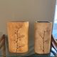 Vases en céramique Leduc empreinte végétale