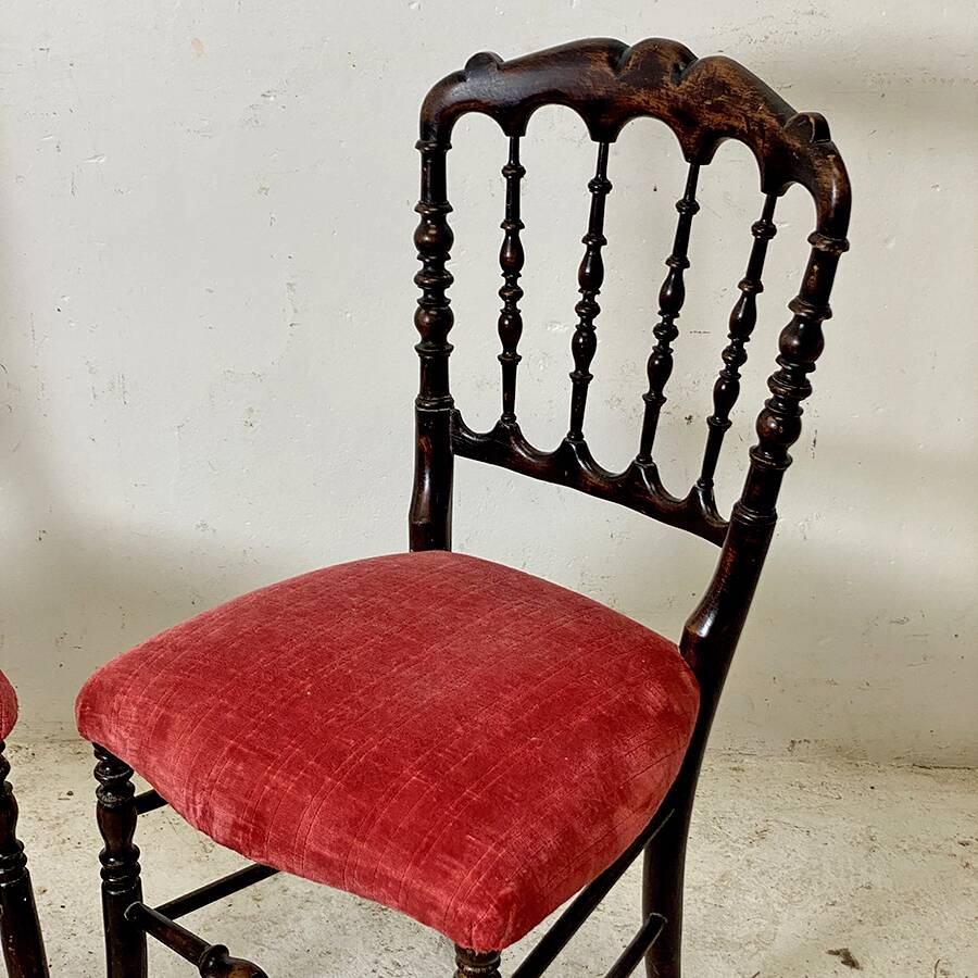 Pair of Napoleon III chairs