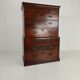 Commode haute de campagne George III / coffre sur coffre