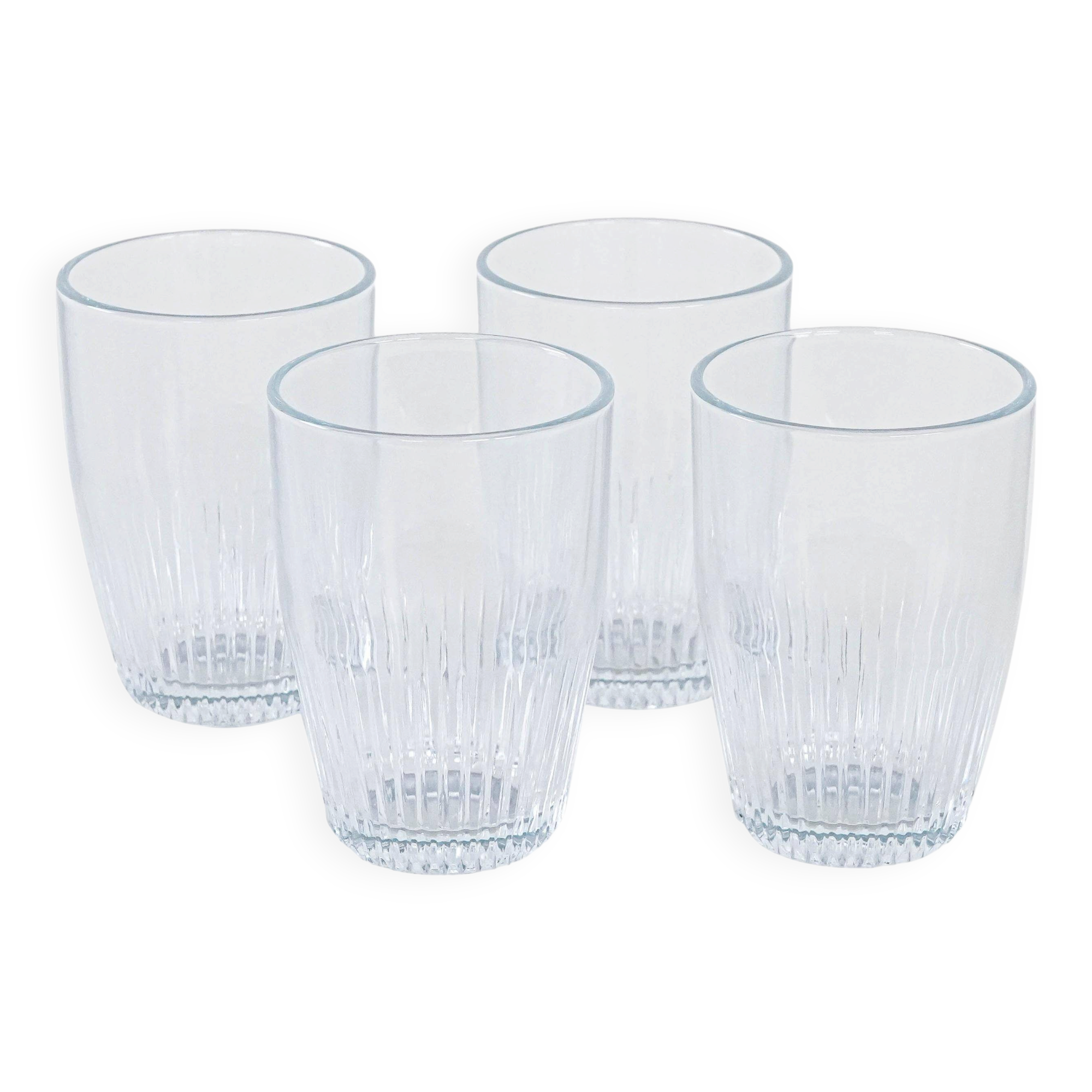 Set of four glasses, Danish design, 1970s, manufactured in Denmark