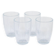 Set of four glasses, Danish design, 1970s, manufactured in Denmark