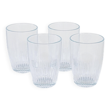 Set of four glasses, Danish design, 1970s, manufactured in Denmark