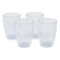 Set of four glasses, Danish design, 1970s, manufactured in Denmark