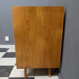 Pink Triple front Jiri Jiroutek sideboard for Interier Praha 1960s