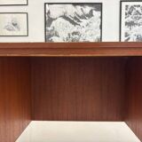 Vintage teak desk: double-sided