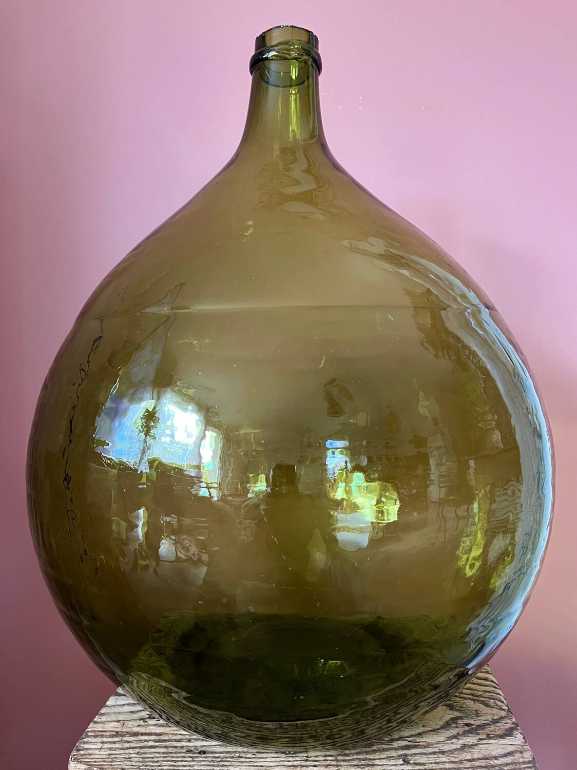 Dame-jeanne 30L verte olive