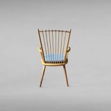 Chaise à dossier haut par Albert Haberer pour Hermann Fleiner