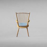 Chaise à dossier haut par Albert Haberer pour Hermann Fleiner