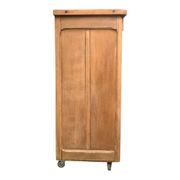 Grand Parisian buffet with billot and butterfly hinges, raw wood, 1930.