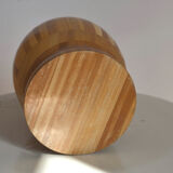 Set of two Scandinavian wooden pot covers