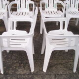 Suite of 6 Mambo armchairs by Paulin for Stamp