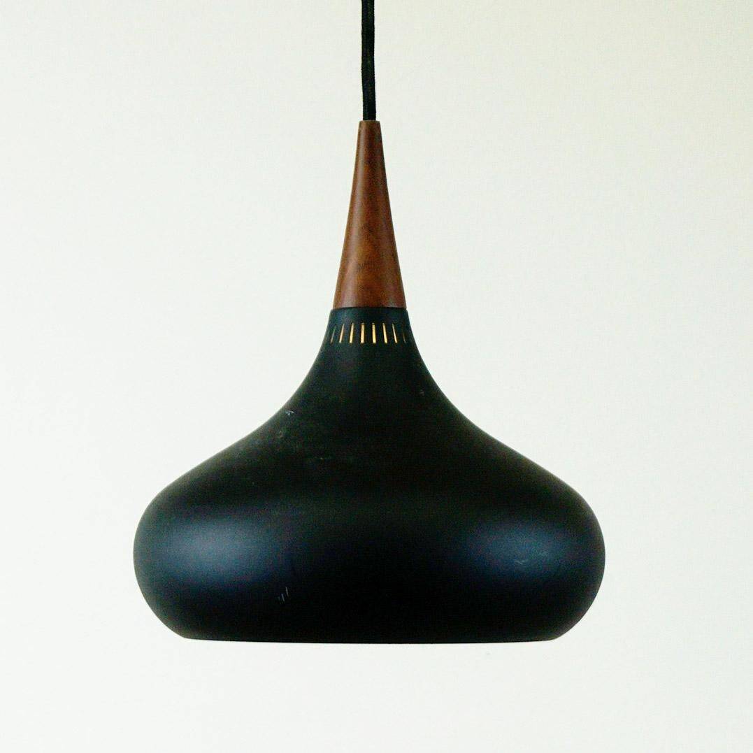 Black Orient Pendant Lamp by Jo Hammerborg Denmark
