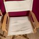 Lot 4 armchairs Pliants film director