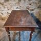 Vintage French writing table in walnut, 1930s.