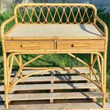 Rattan desk