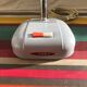 Lampe de bureau Hobco metal gris avec bras flexible chrome années 70 vintage