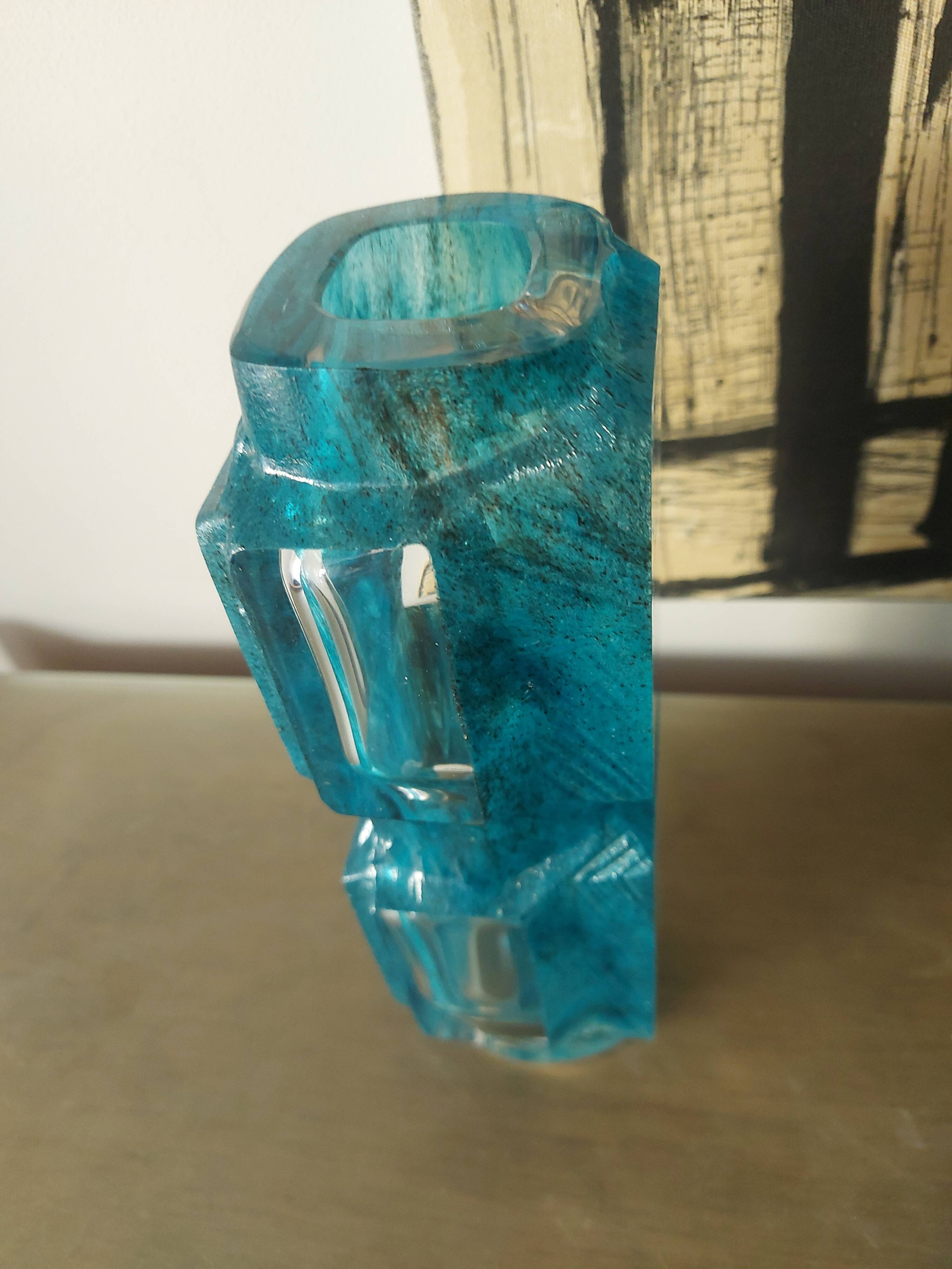 Daum vase Argos model by César Baldaccini, 70s