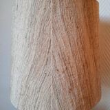 1950s pottery jug lamp and linen-style fabric lampshade